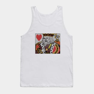 Leonardo Dicaprio laughing meme (King Card) Tank Top